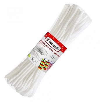 Шнур полипропиленовый, 4мм * 20м, белый, Komfi