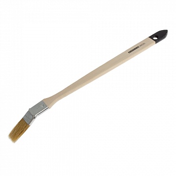 Кисть радиаторная, 25 мм, натуральная щетина, деревянная ручка, 4Walls Master