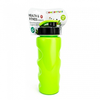 Бутылка "Health and Fitness" WOWBOTTLES 500 мл anatomic, кк0156