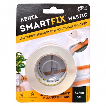 Лента клейкая для герметизации стыков поверхностей W-con SmartFix MASTIC, 50мм*3м